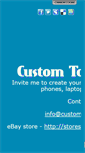 Mobile Screenshot of customtokendesign.com